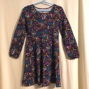 Midnight Blue Long Sleeve Dress Girls Size 8